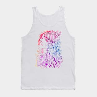 GRADIENT SAD LILY Tank Top